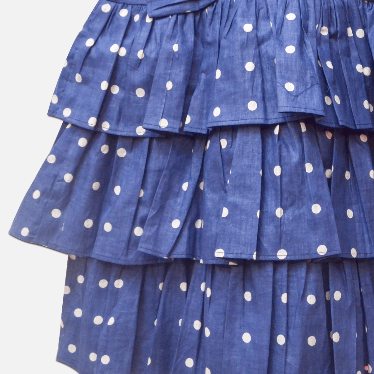 Blue Polka Dots Frock