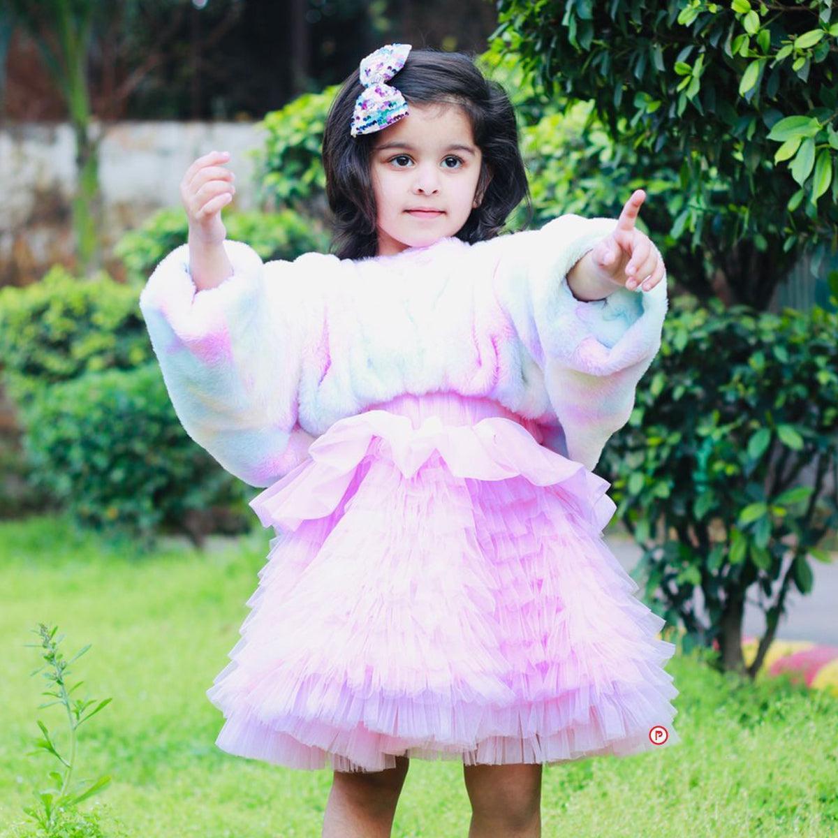Baby Pink Ruffle Dress