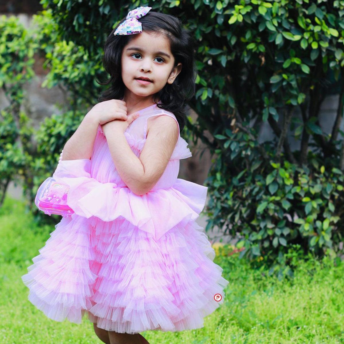Baby Pink Ruffle Dress