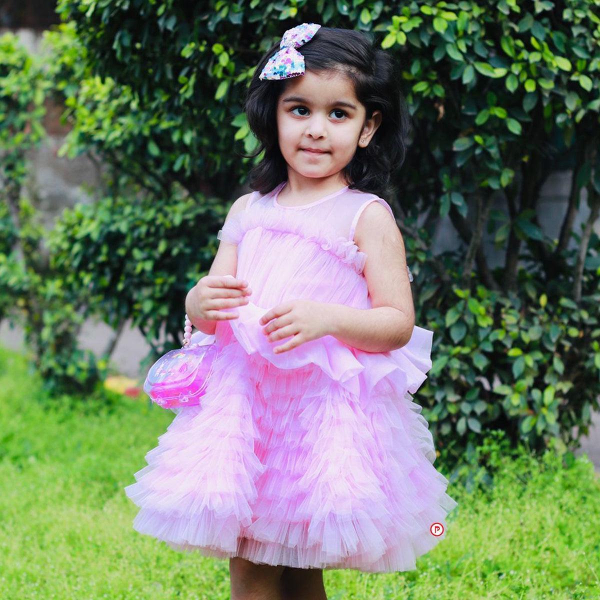 Baby Pink Ruffle Dress