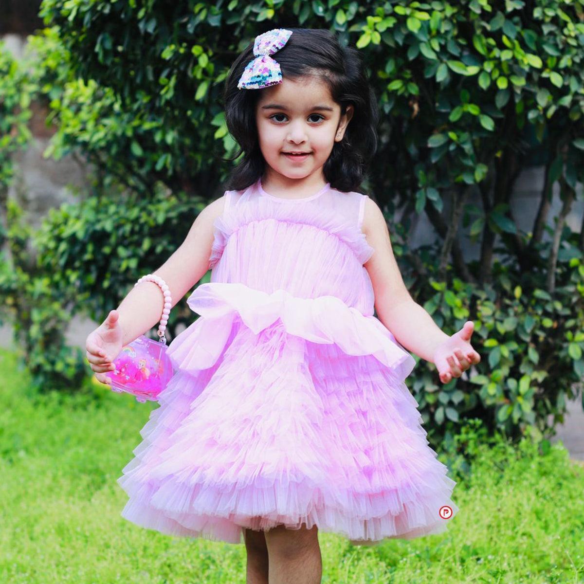 Baby Pink Ruffle Dress