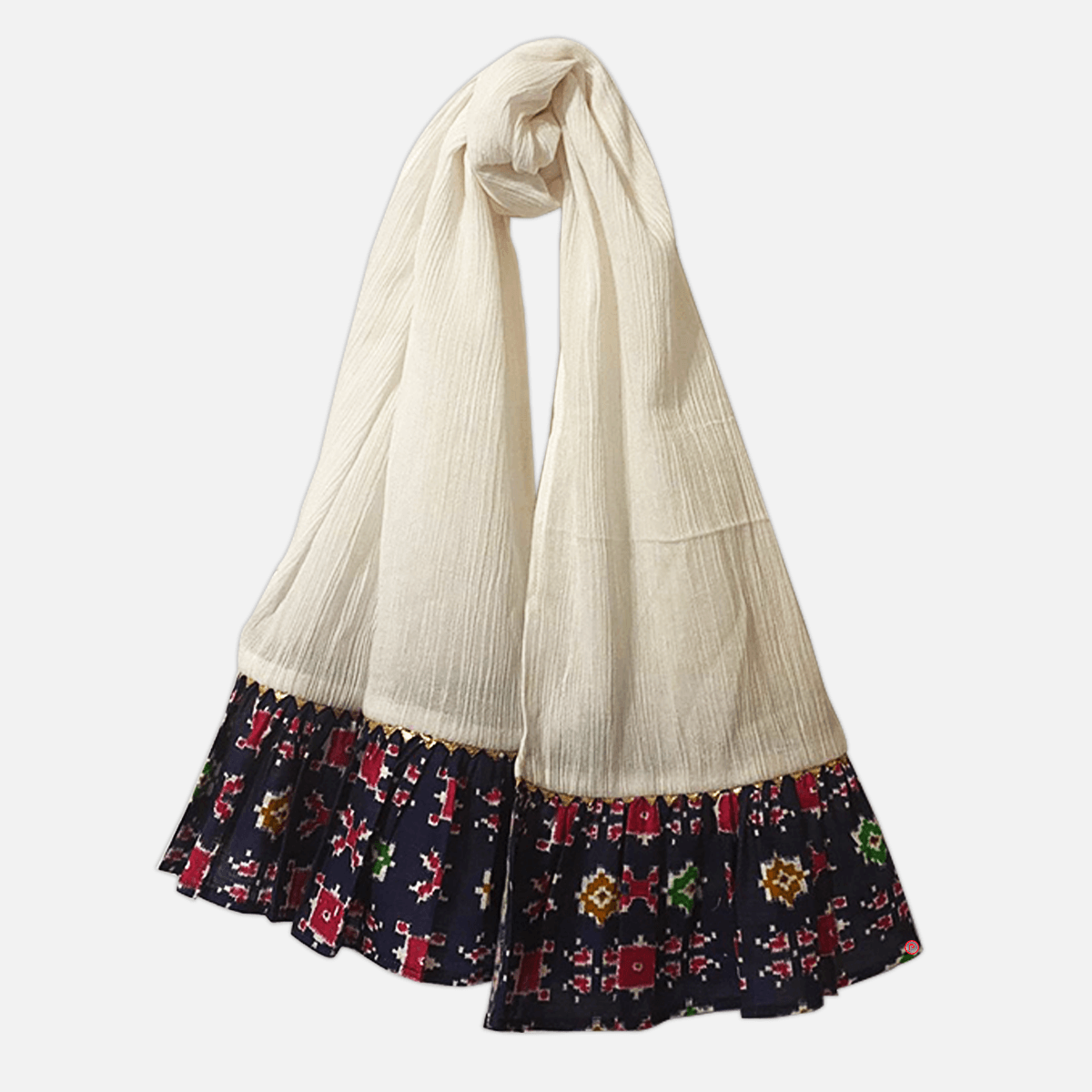 Blue Printed Kurta and Sharara With Dupatta