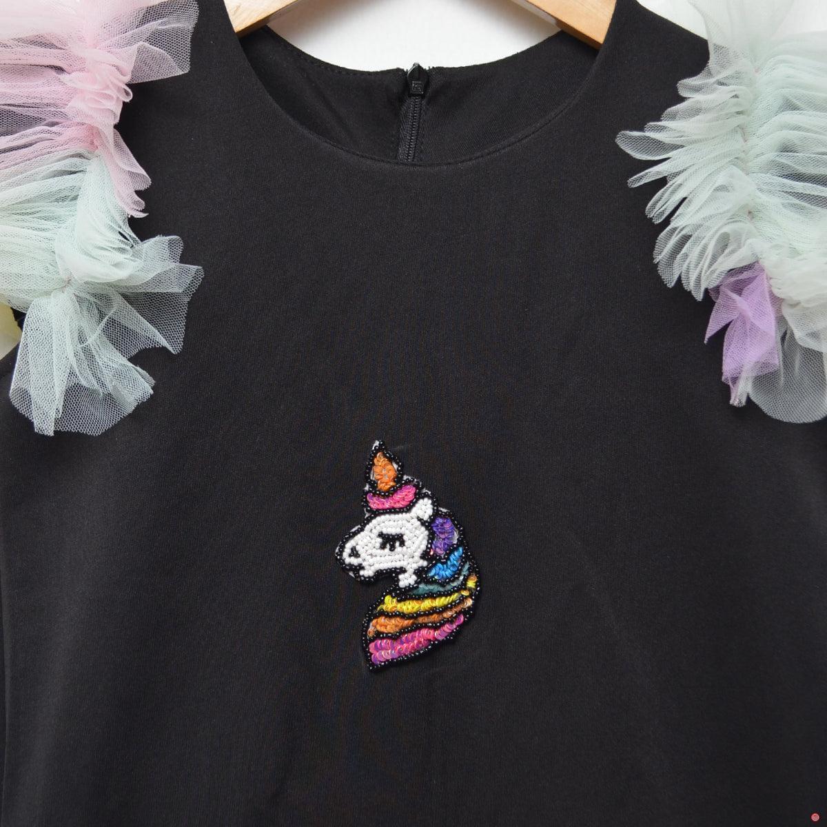 Black Unicorn Dress