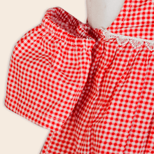 Load image into Gallery viewer, Red &amp; White check dress - Picco Ricco 

