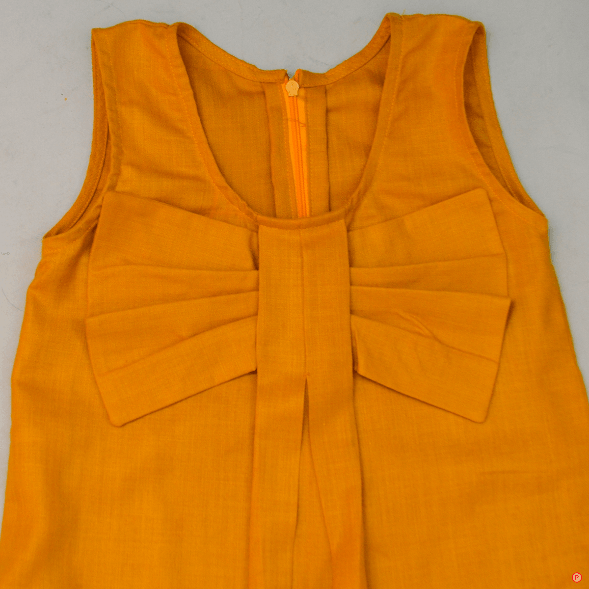 Pretty Mustard Coloured Bowie A lined dress - Picco Ricco 