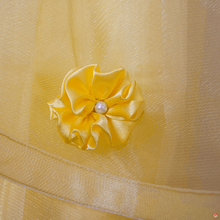 Load image into Gallery viewer, Yellow one shoulder pearl Dress - Picco Ricco 
