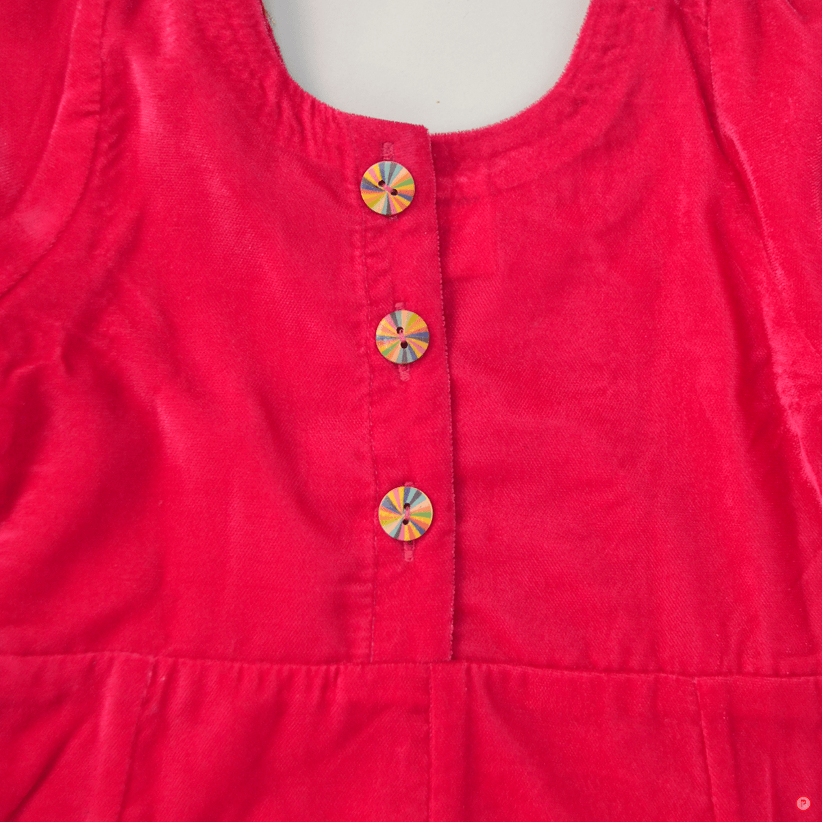 Pink Velvet Jumpsuit With Lace Work - Picco Ricco 
