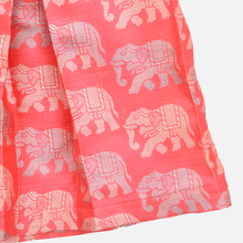 Load image into Gallery viewer, Stylish Crop Top With Frills and Elephant Printed Skirt - Picco Ricco 
