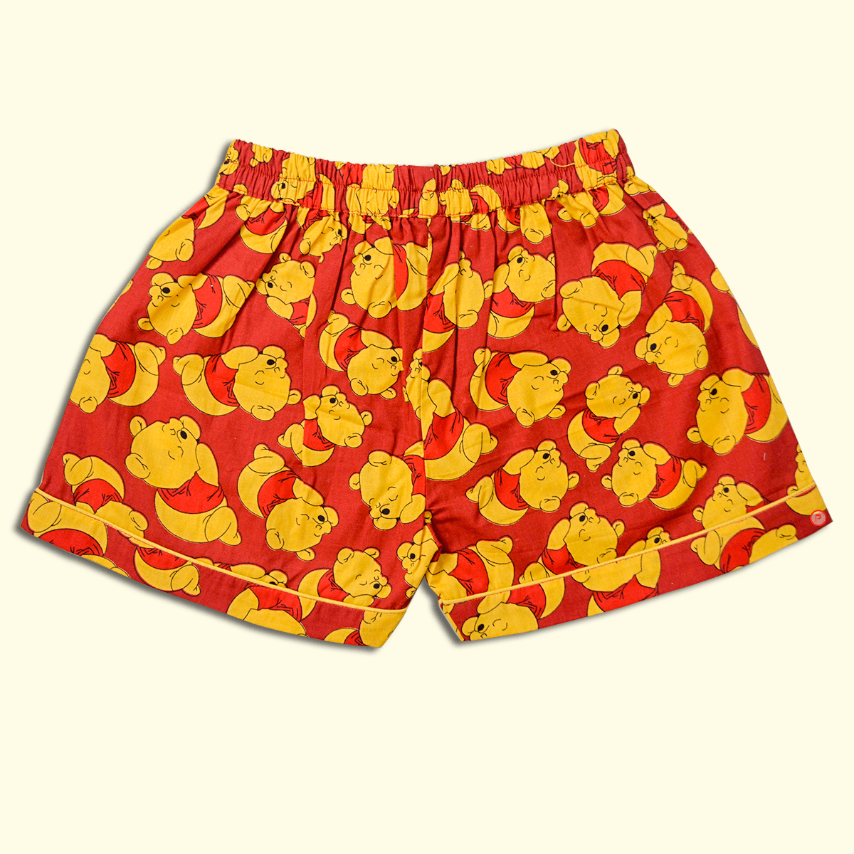 Panda Print Nightsuit (Red) - Picco Ricco 
