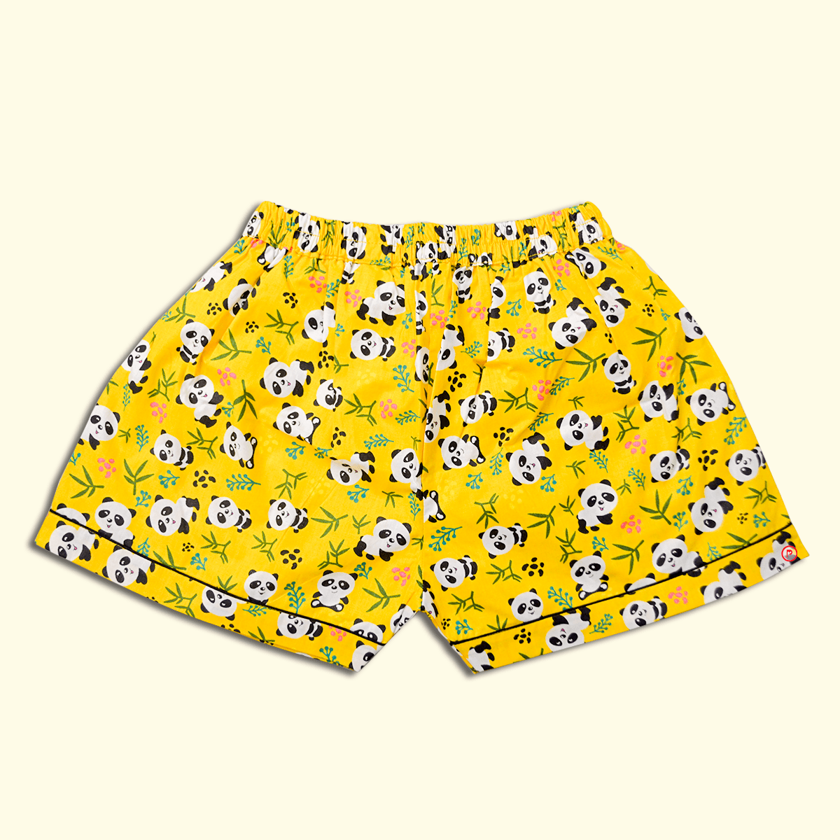 Poo Bear Print Nightsuit (Yellow) - Picco Ricco 