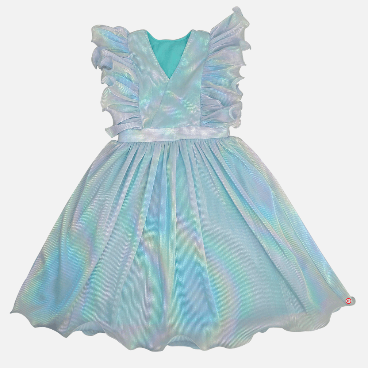 Rainbow Reflect One Piece Pleated Dress - Picco Ricco 