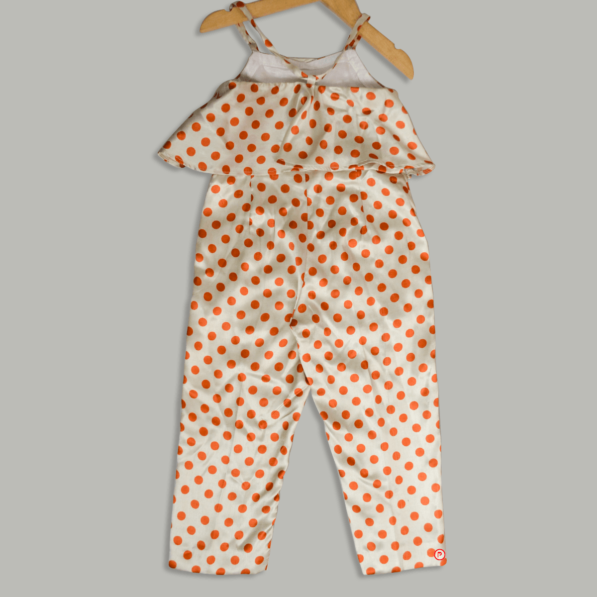 Satin Polka Dot Jumpsuit - Picco Ricco 