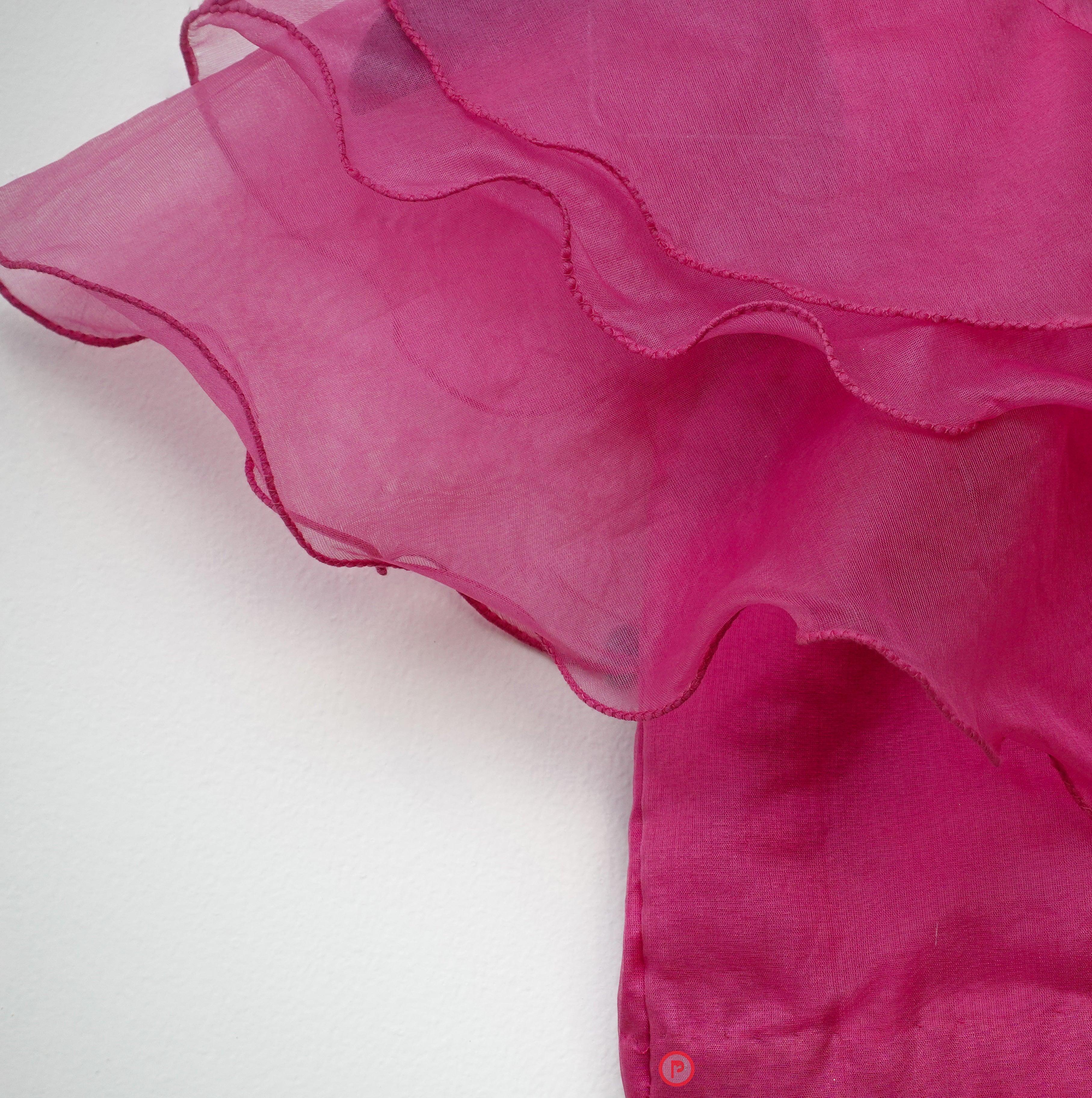 Floral Lehenga with Pink Frill Choli - Picco Ricco 