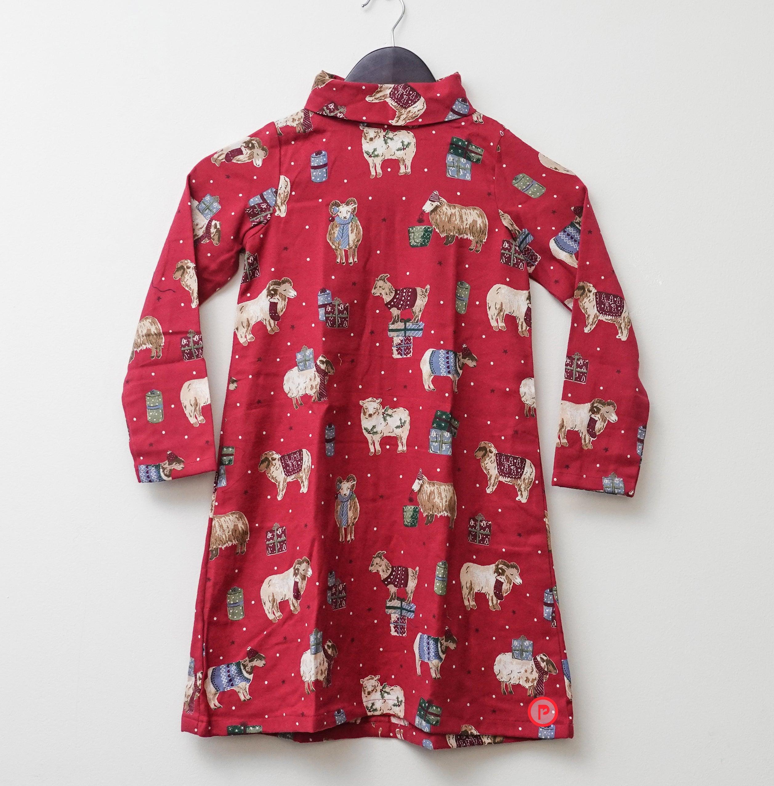 Christmas Printed Dress girls