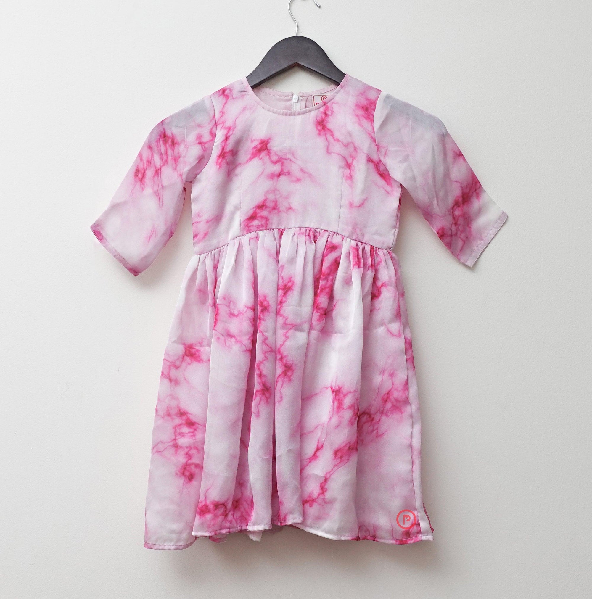 Tie n Dye Frock with Dhoti pants - Picco Ricco 