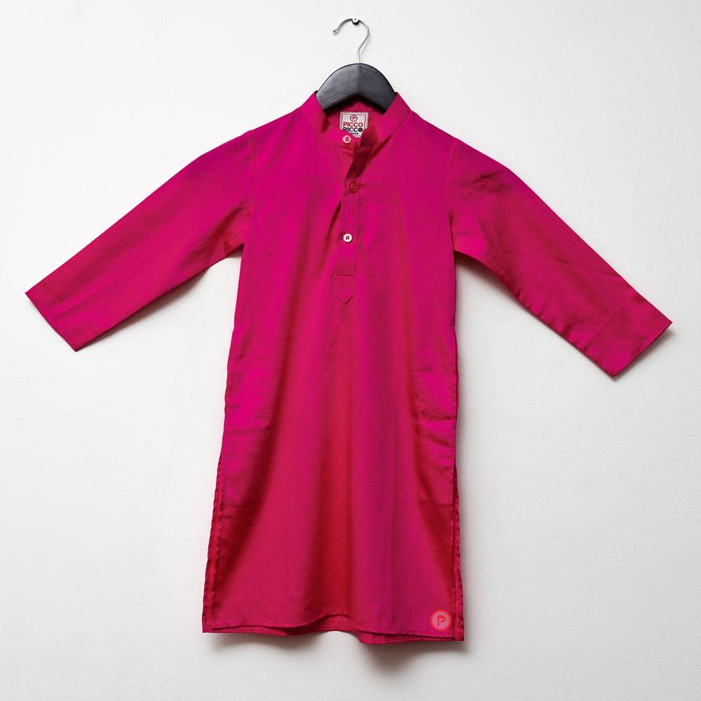 Pink Kurta with Pyjama Boys Ethnic Boys 