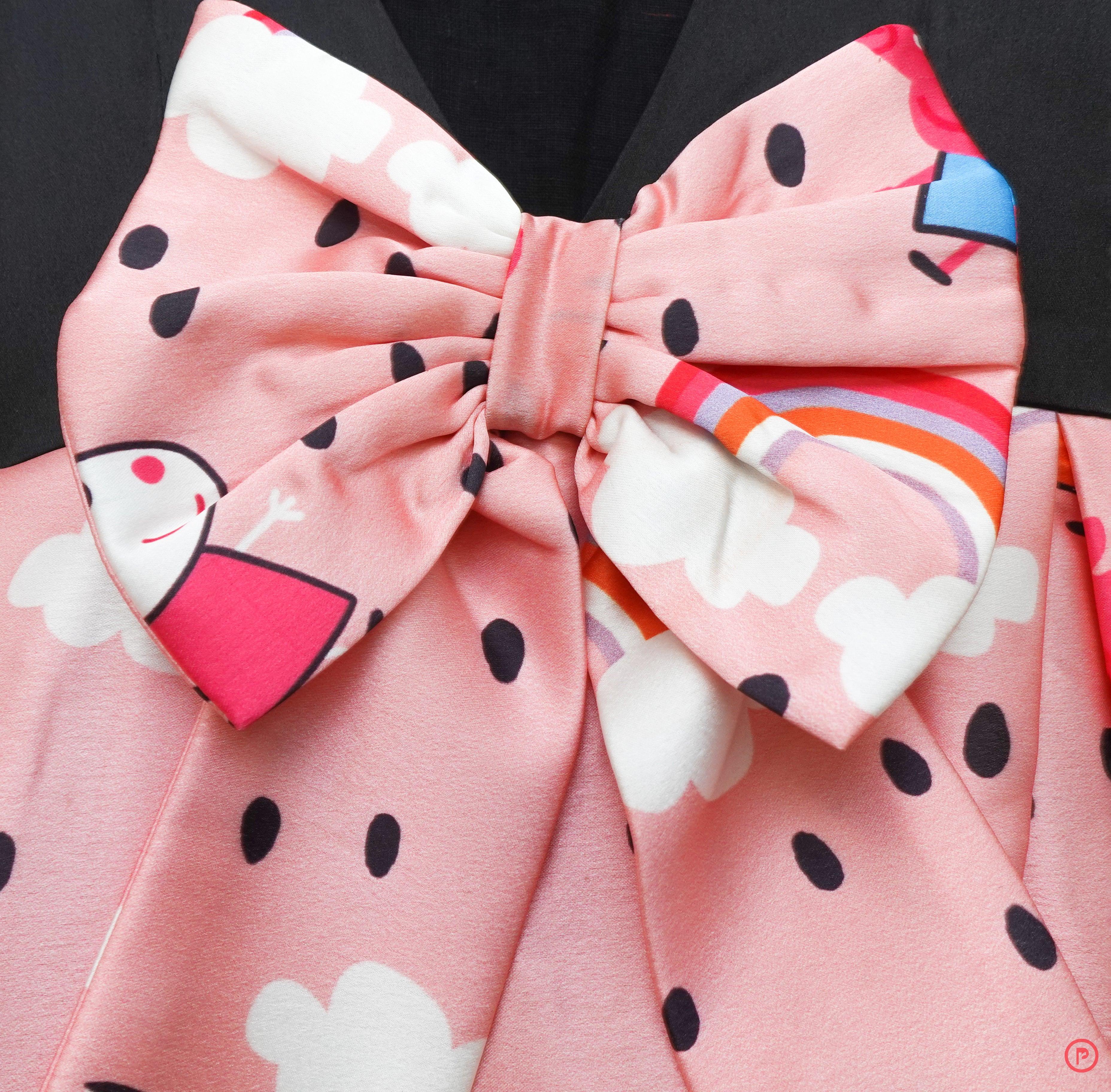 Peppa Pig Flare Dress with Bow - Picco Ricco 