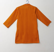 Load image into Gallery viewer, Orange Solid Kurta - Picco Ricco 
