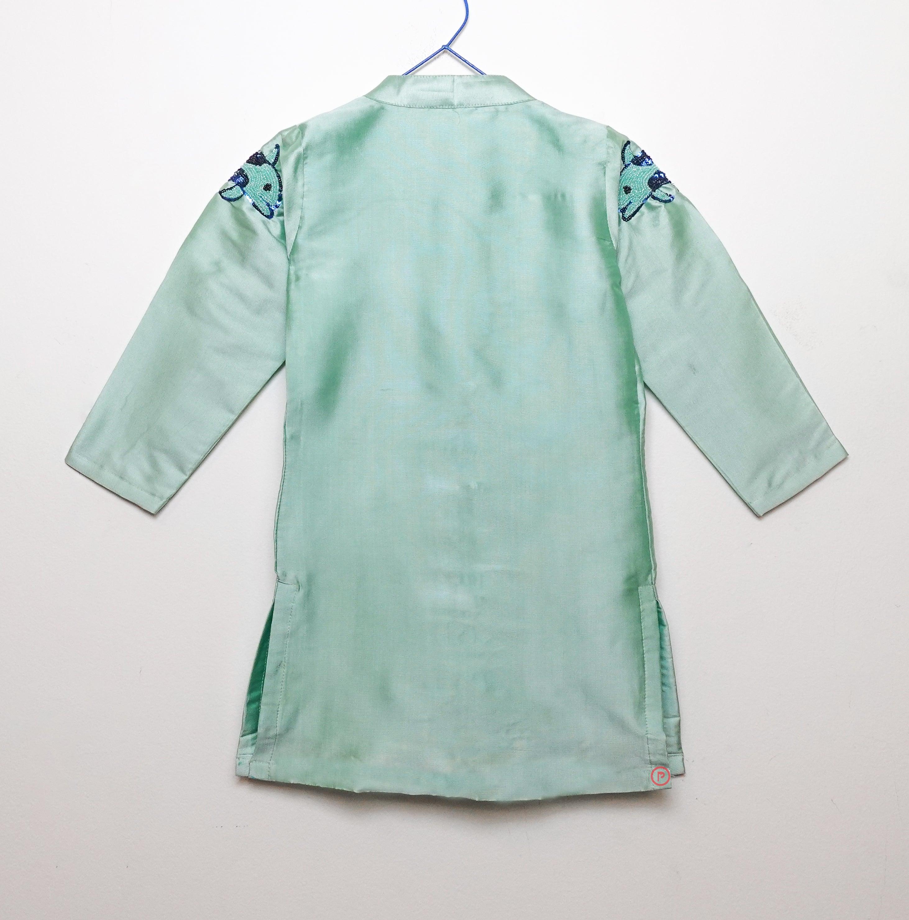 Dolphin Print kurta with pyjama