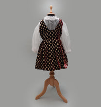 Load image into Gallery viewer, Maroon dress with Organza shrug Top
