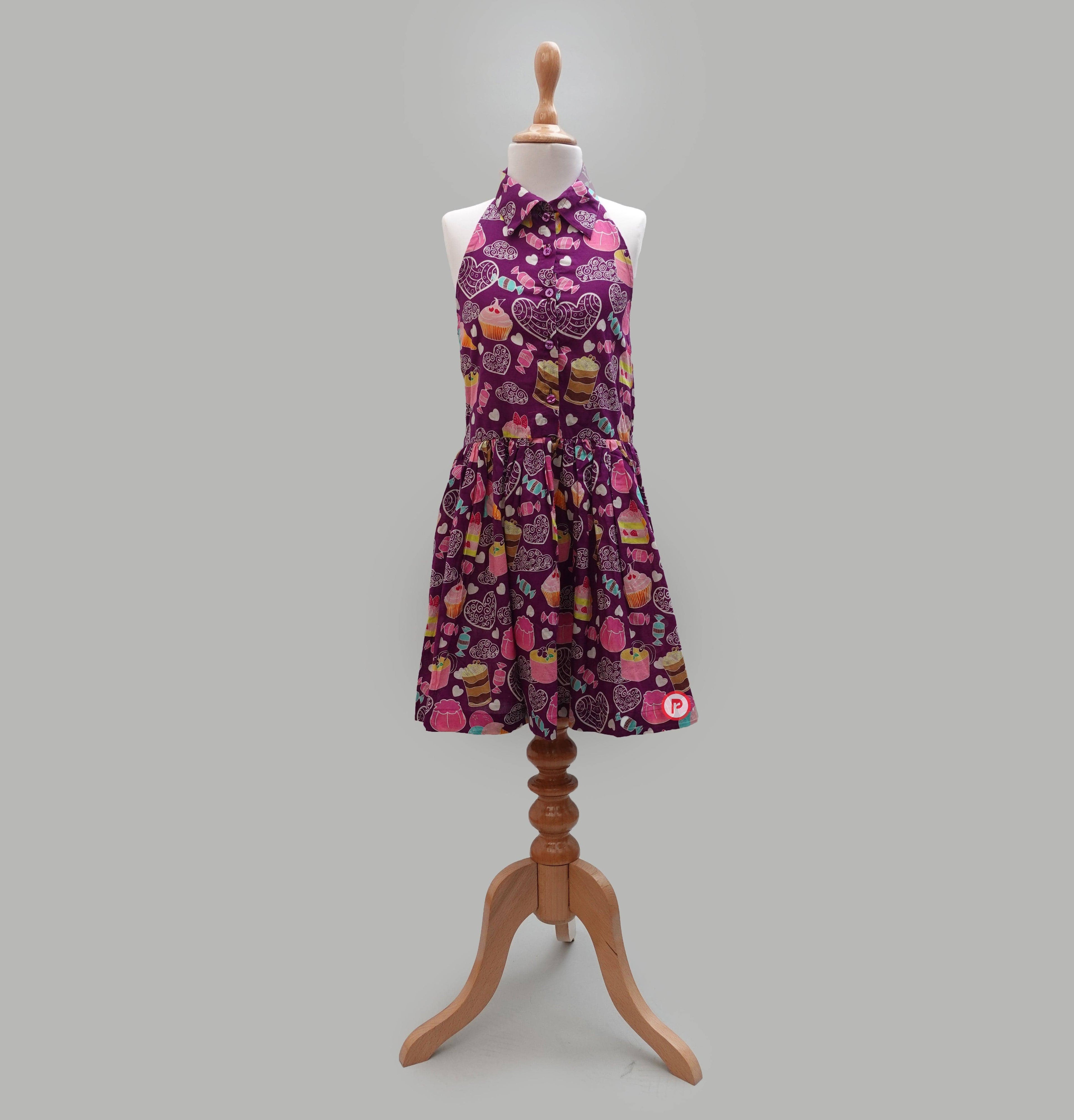 Muffin Summer Casual Wear Dress Kids Girls