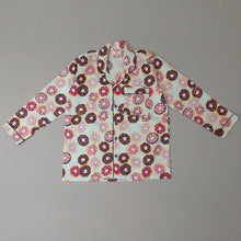 Load image into Gallery viewer, Donut Printed Cotton Full Sleeve Night suit.

