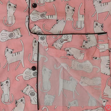 Load image into Gallery viewer, Cats Printed Nightsuit (Pink)
