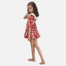 Load image into Gallery viewer, Rose Petal Printed Tiered Dress - Picco Ricco 
