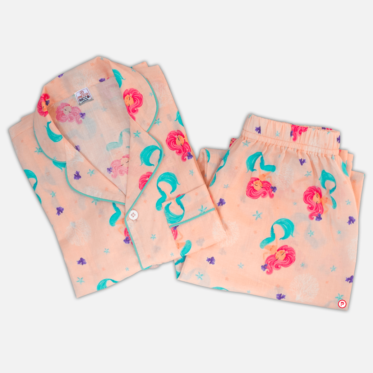 Mermaid Printed Nightsuit