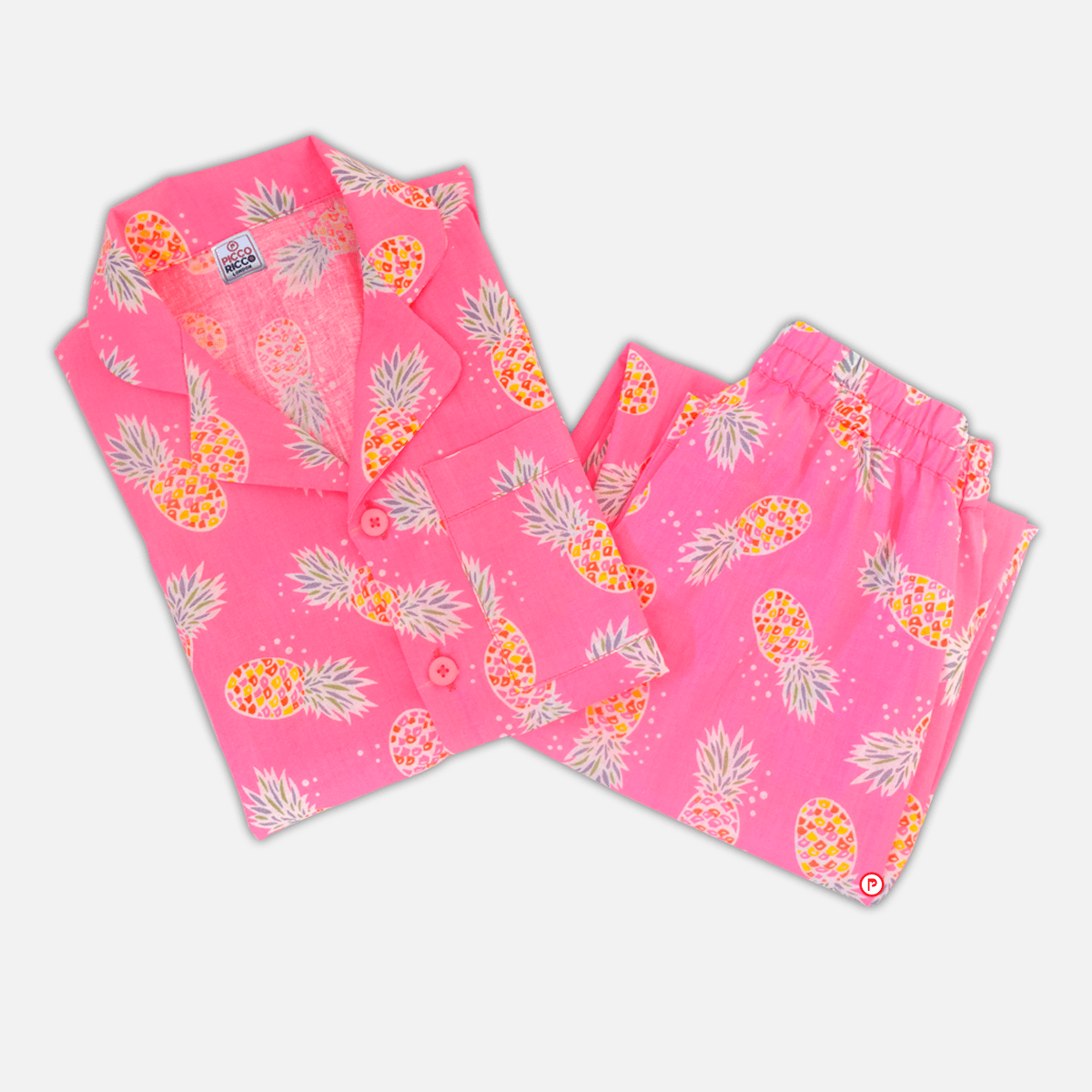 Pineapple Print Nightsuit - Picco Ricco 