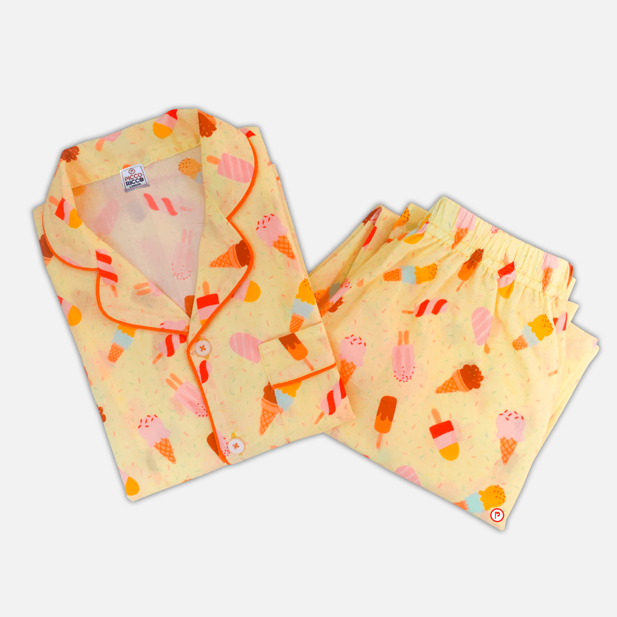 Icecream printed nightsuit 