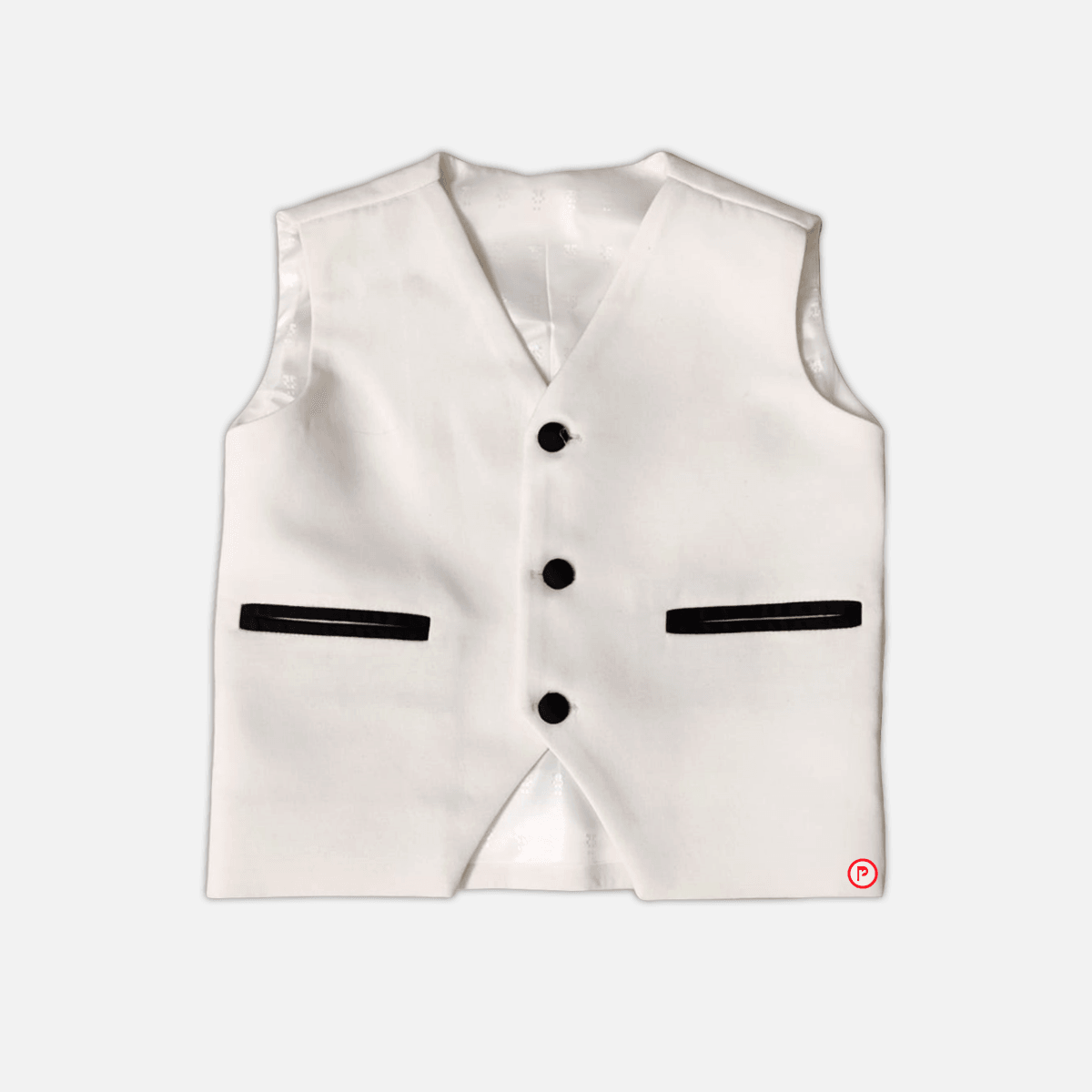 White Tuxedo Coat - Picco Ricco 