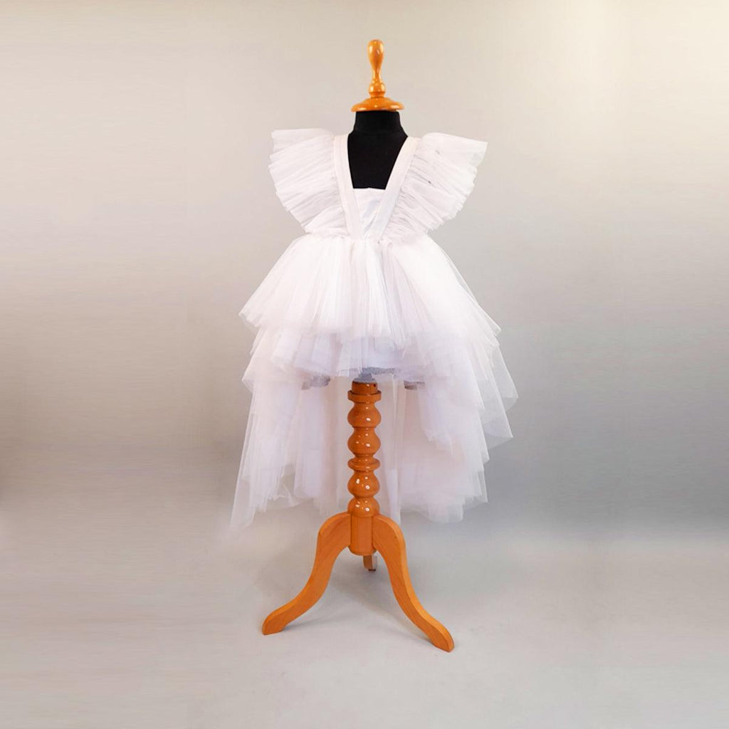 White High-Low Dress - Picco Ricco 