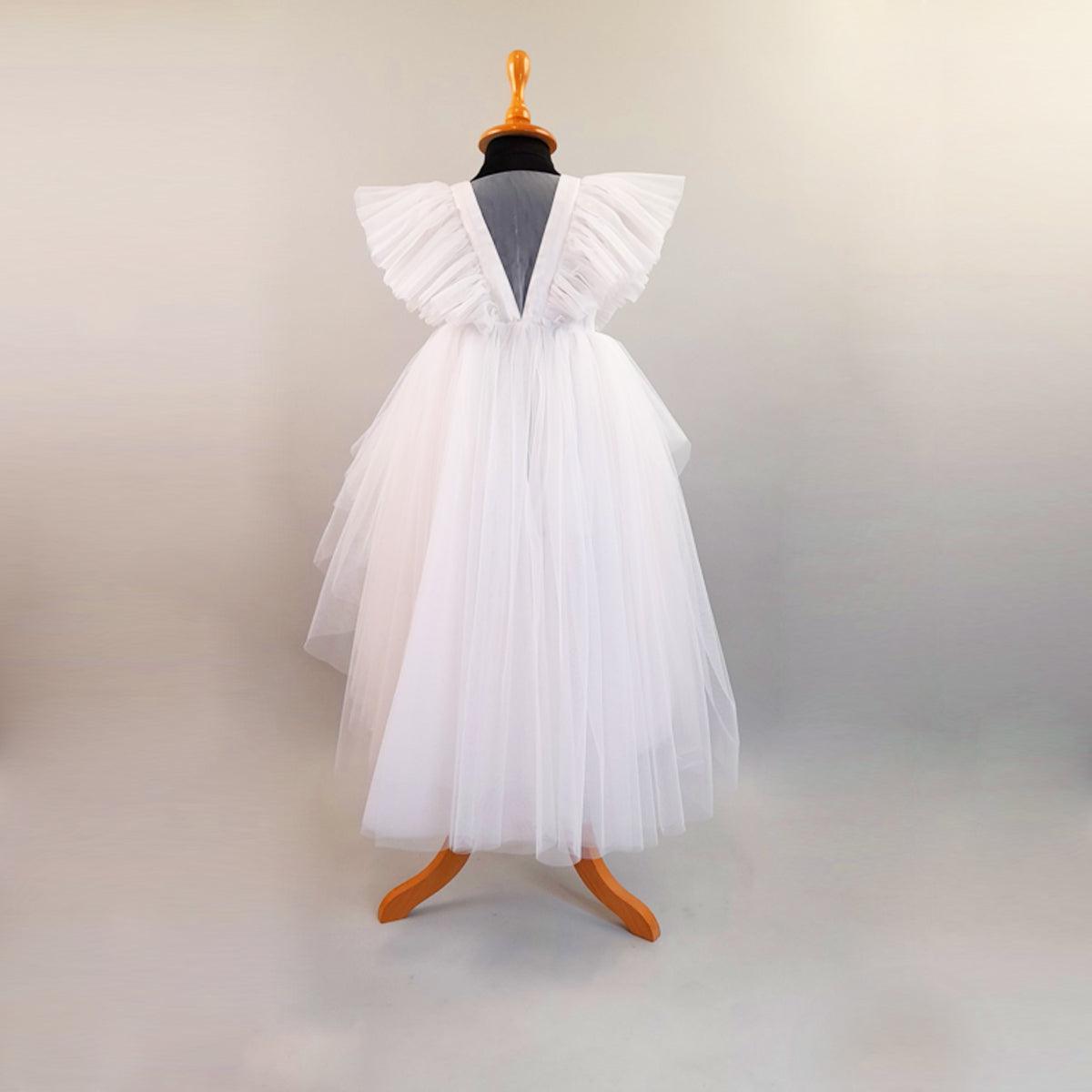 White High-Low Dress - Picco Ricco 