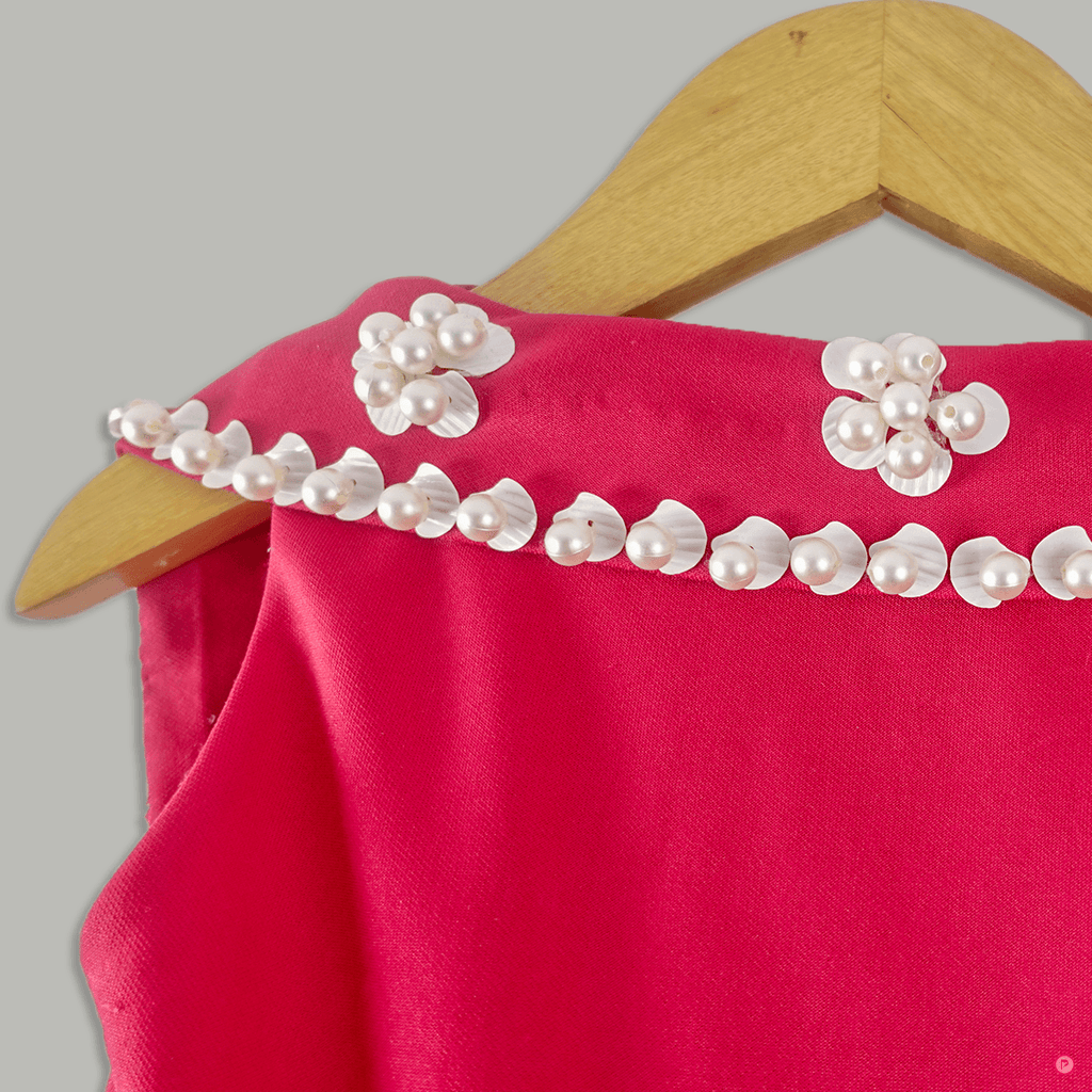 Red Pearl Dress - Picco Ricco 