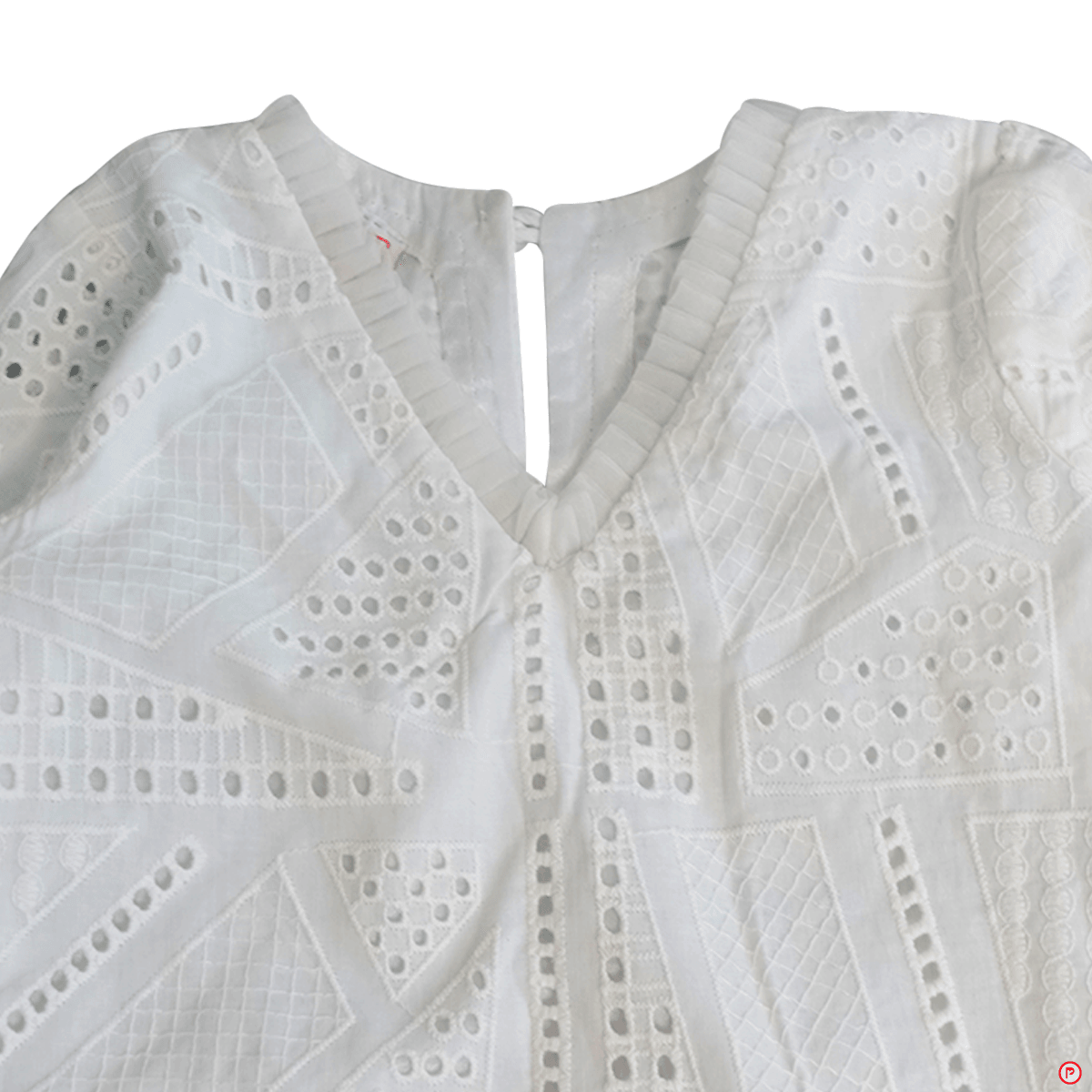 White Chikankari Suit Set with Lehriya Dupatta - Picco Ricco 