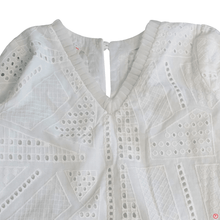 Load image into Gallery viewer, White Chikankari Suit Set with Lehriya Dupatta - Picco Ricco 
