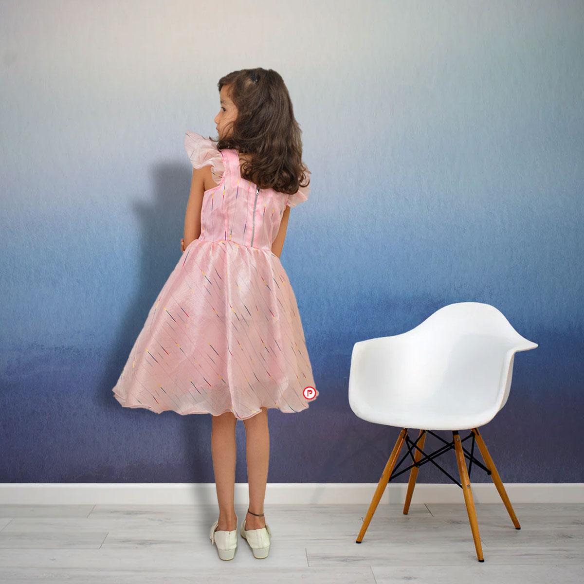 zipper frock I flared style frock