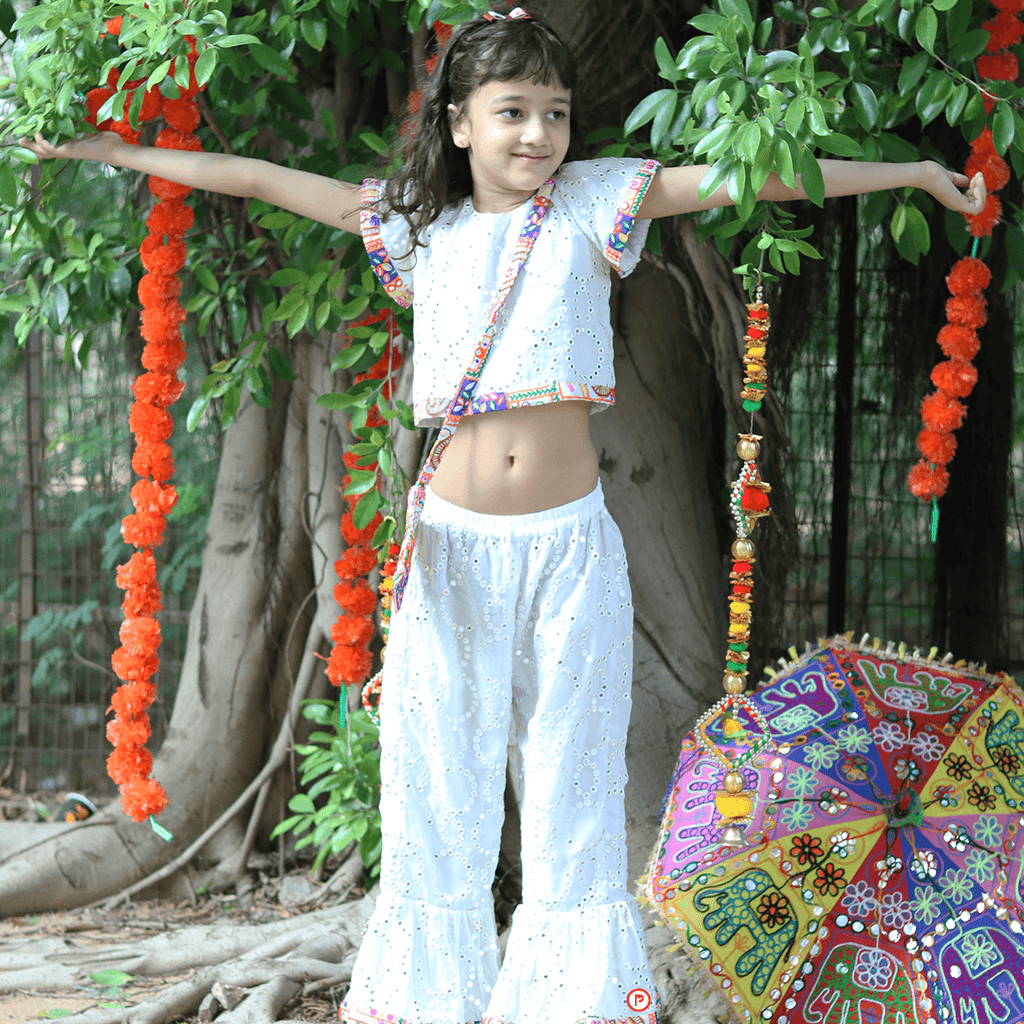 Mirror cut Sharara Top I Twining Set I Ethnic Wear I Traditional Wear