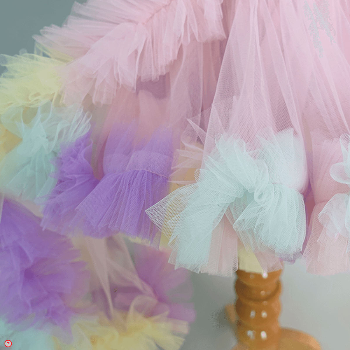 Unicorn Ruffled Trail Dress - Picco Ricco 