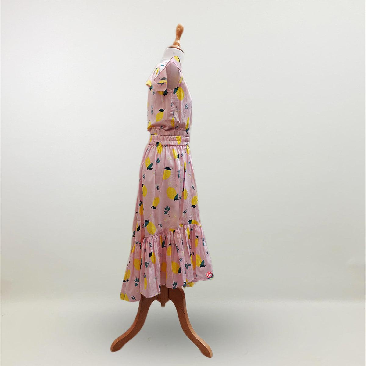 Lemonade Top with Asymmetric Skirt - Picco Ricco 