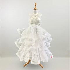 Tulle Multi Layered Gown for Girls